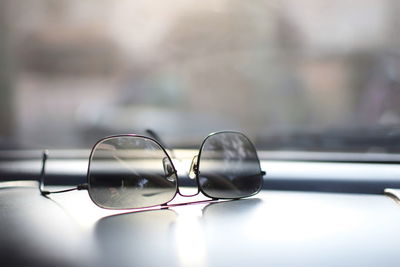 Close-up of sunglasses