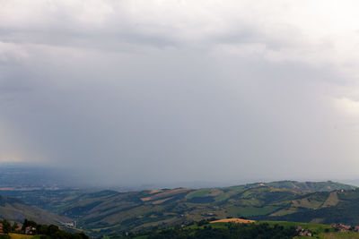 Scenic view of landscape against sky