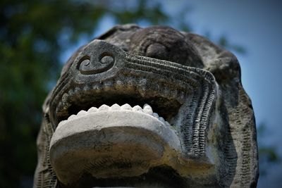 Close-up of statue