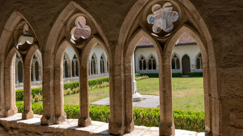 Entrance of historic building