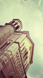 Low angle view of temple against sky