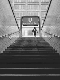 Low angle view of staircase