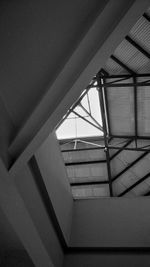 Low angle view of staircase in building