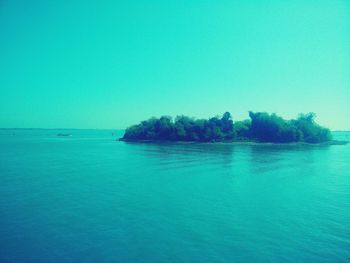 Scenic view of calm sea