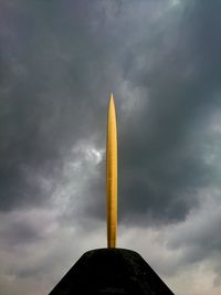 Low angle view of storm clouds in sky