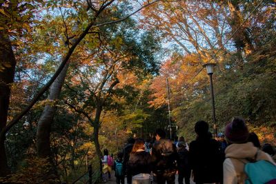 People in park