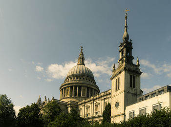 Low angle view of cathedral against sky