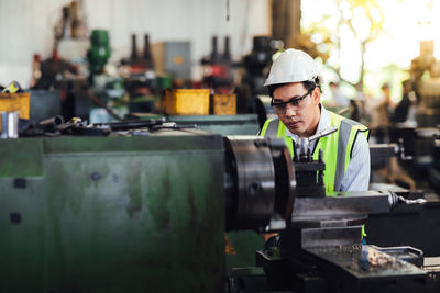 Man working in factory