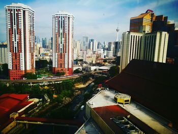 Cityscape against sky