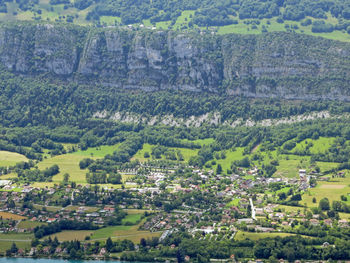 Aerial view of townscape