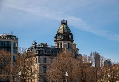 Low angle view of building against sky