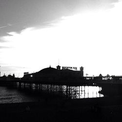 Built structures against the sky