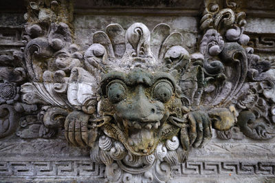Close-up of statue
