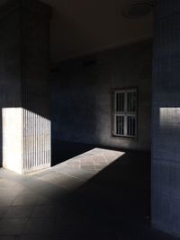 Empty corridor of building