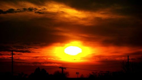 Scenic view of sky during sunset