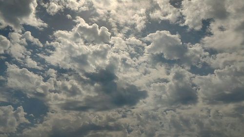 Low angle view of cloudscape