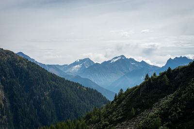 Mountain peaks in valle aurina - ahrntal - south tyrol - südtirol - italy