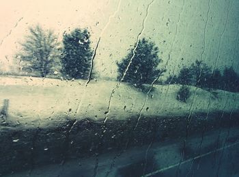 Rain drops on glass