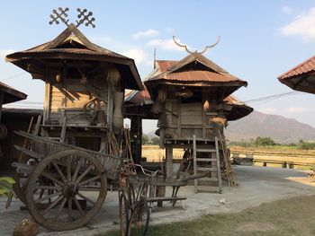 Ferris wheel in city