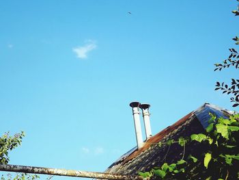 Low angle view of built structure against sky