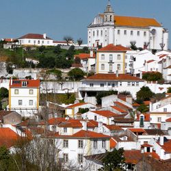 Rooftops of constância, portugal 
