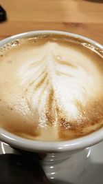 Close-up of coffee on table