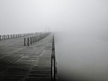 Road in foggy weather