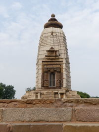 Low angle view of historical building against sky