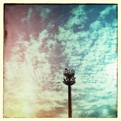 Low angle view of cloudy sky