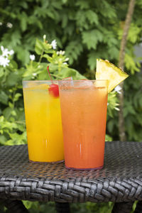 Close-up of drink on table