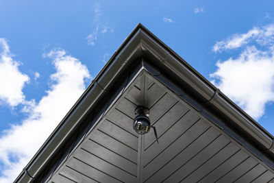 Low angle view of building against sky