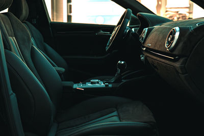 Close-up of vintage car