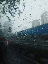 Raindrops on glass window