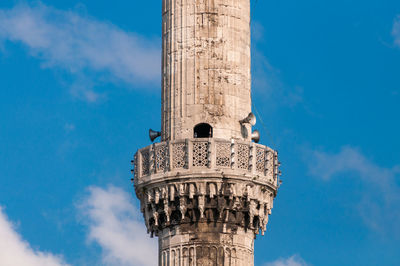 Low angle view of historical building against sky