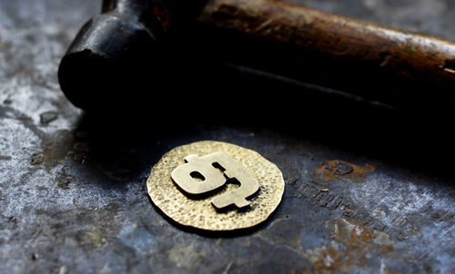 Close-up of rusty metal