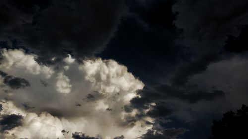 Low angle view of clouds in sky