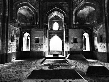 Interior of church