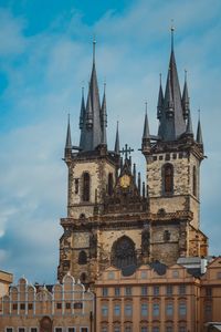 Low angle view of cathedral against sky