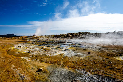 Scenic view of landscape against sky