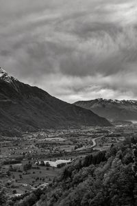 Scenic view of landscape against sky