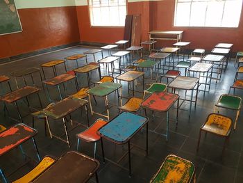 Empty chairs