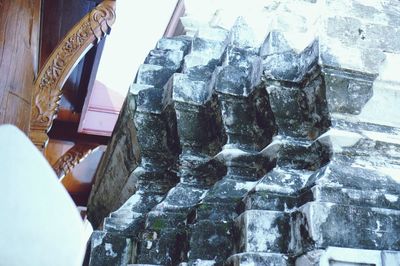 Close-up of old building