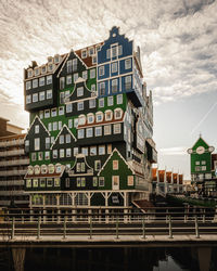 Low angle view of buildings against sky