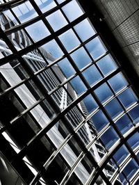 Low angle view of modern building