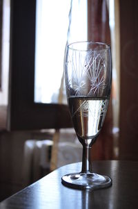 Close-up of drink on table