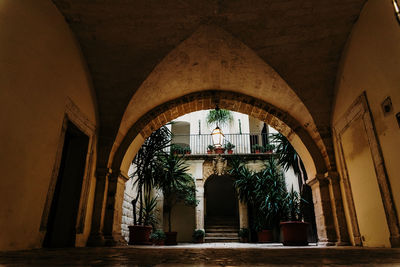 Entrance of historic building