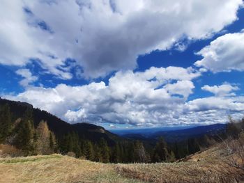 Scenic view of landscape against sky