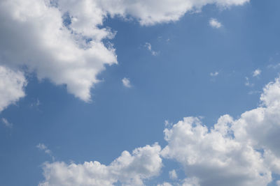 Low angle view of clouds in sky