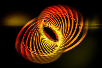 Close-up of spiral light