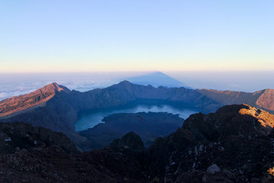 Scenic view of mountains